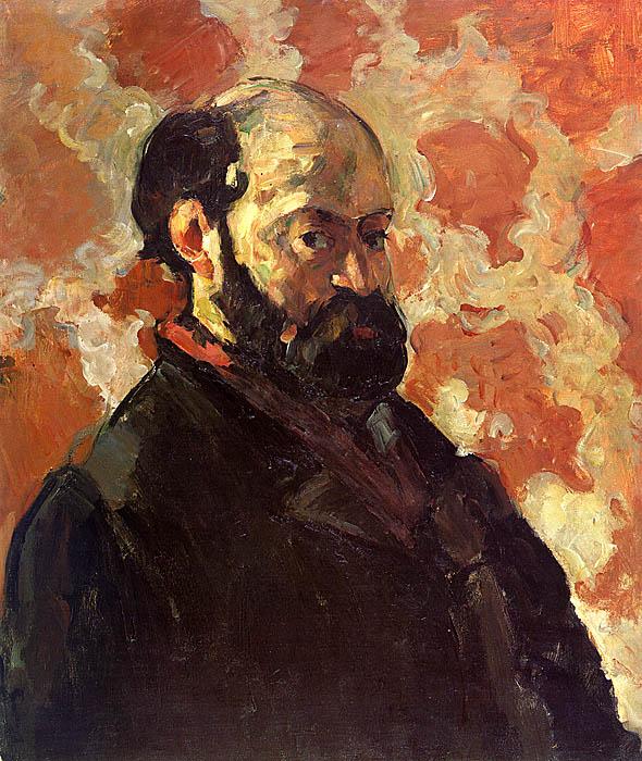 Paul Cezanne Self Portrait on a Rose Background Germany oil painting art